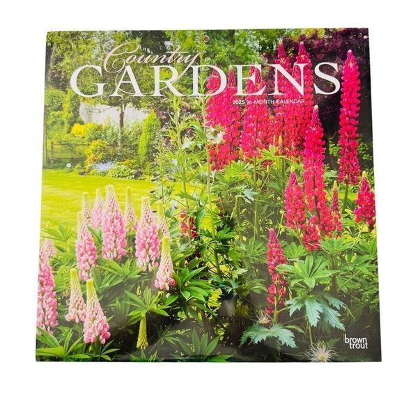 Browntrout Country Gardens 2025 12 x 12 Wall Calendar - Picture 1 of 2